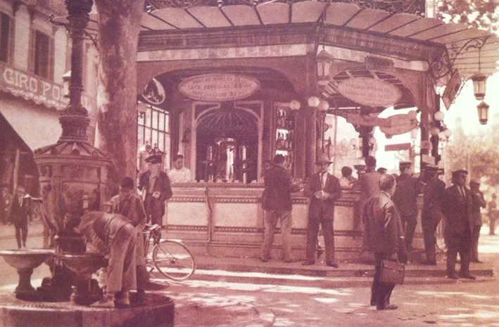 Quiosc de la Font de Canaletes Quiosc i Font de Canaletes Barcelona