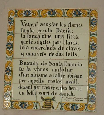 Baixada de Santa Eulàlia, carrer Barcelona