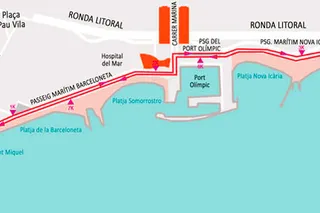 Primera carrera nocturna de Barcelona
