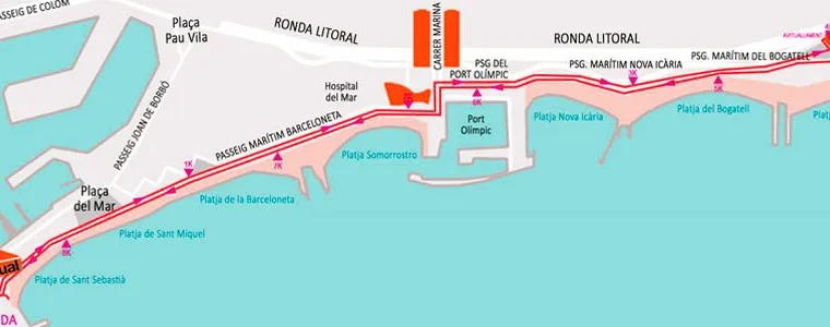 Primera carrera nocturna de Barcelona