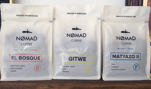 Cafetería Nomad Coffee, torrefactor de Barcelona