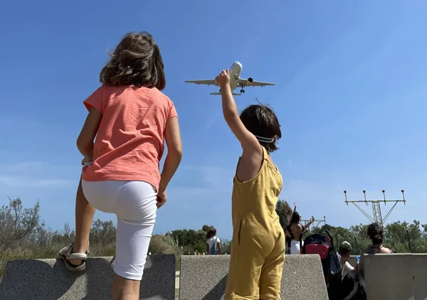 Mirador de aviones del Prat