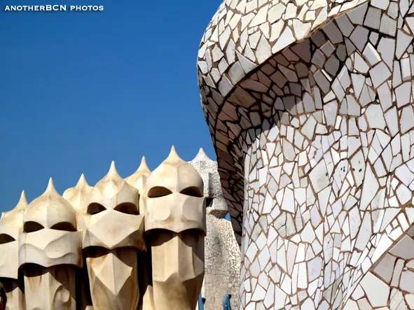 La terraza de la Pedrera La pedrera Barcelona