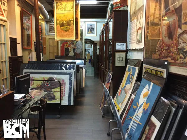 Tienda de carteles antiguos Barcelona