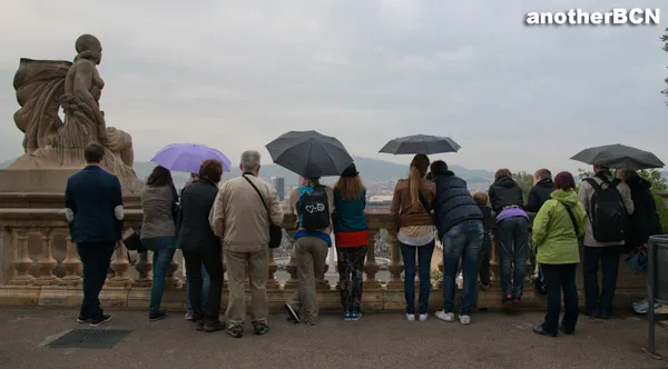 Vistas desde el MNAC, Montjuic Vistas desde el MNAC, Montjuic, Barcelona