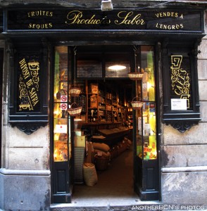 Frutos secos tostados, tienda barcelona