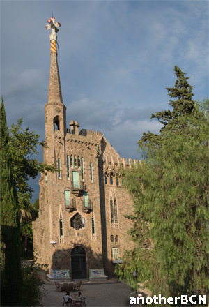 Gaudi's Bellesguard Tower or Casa Figueras